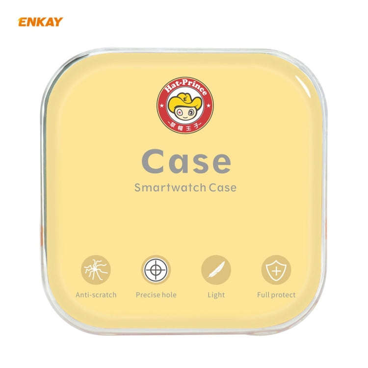 ENKAY Hat-prince Full Coverage TPU Case + Tempered Glass Protector for Apple Watch Series 6 / 5 /...