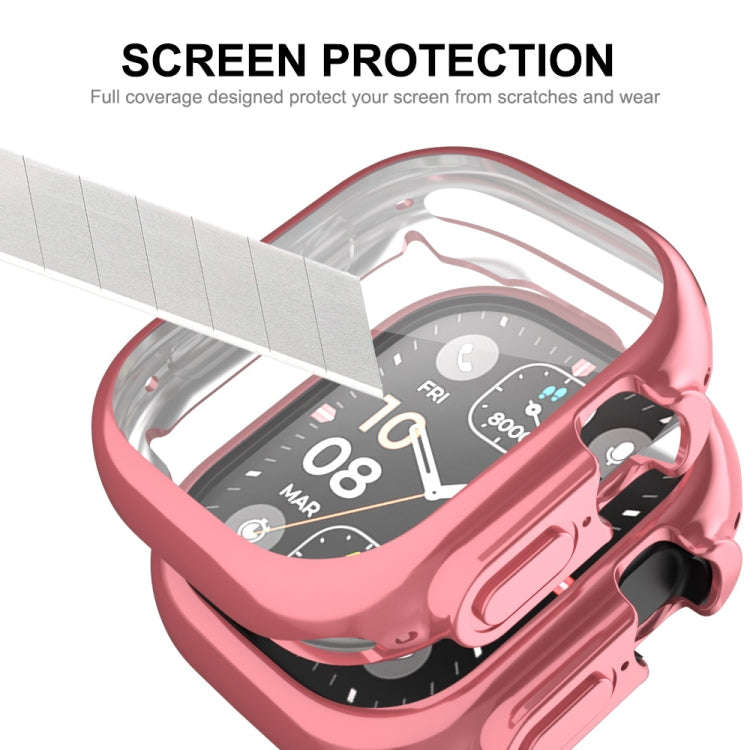 For Apple Watch Ultra 3 / 2 / 1 49mm ENKAY Full Coverage Electroplated Soft TPU Case with Screen ...