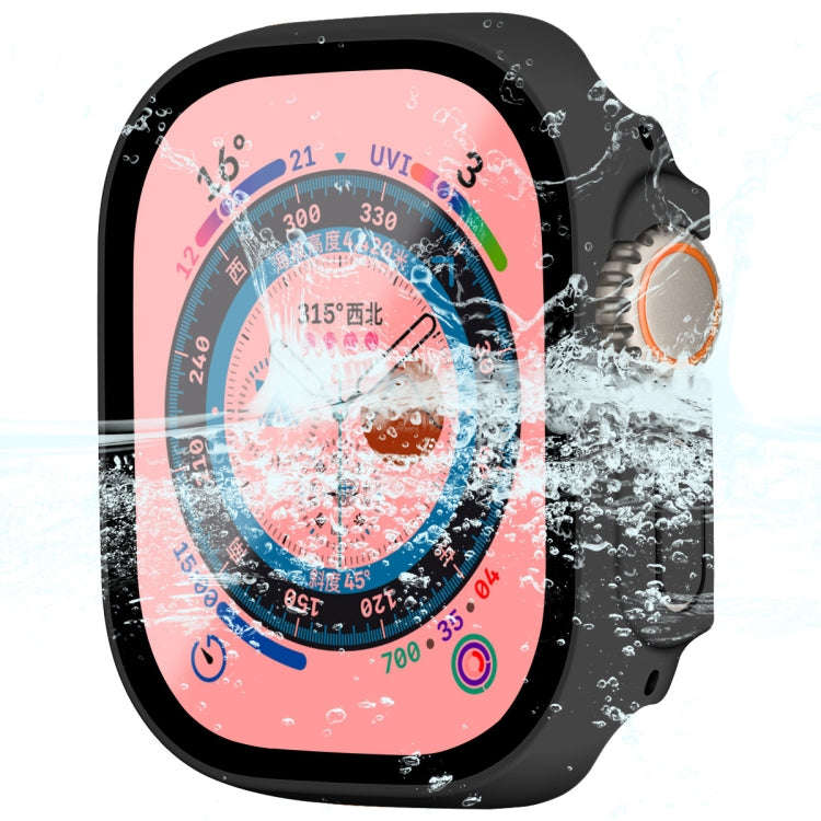 For Apple Watch Ultra 3 / 2 / 1 49mm ENKAY Hat-Prince Waterproof Full Coverage PC Frame + 9H Temp...