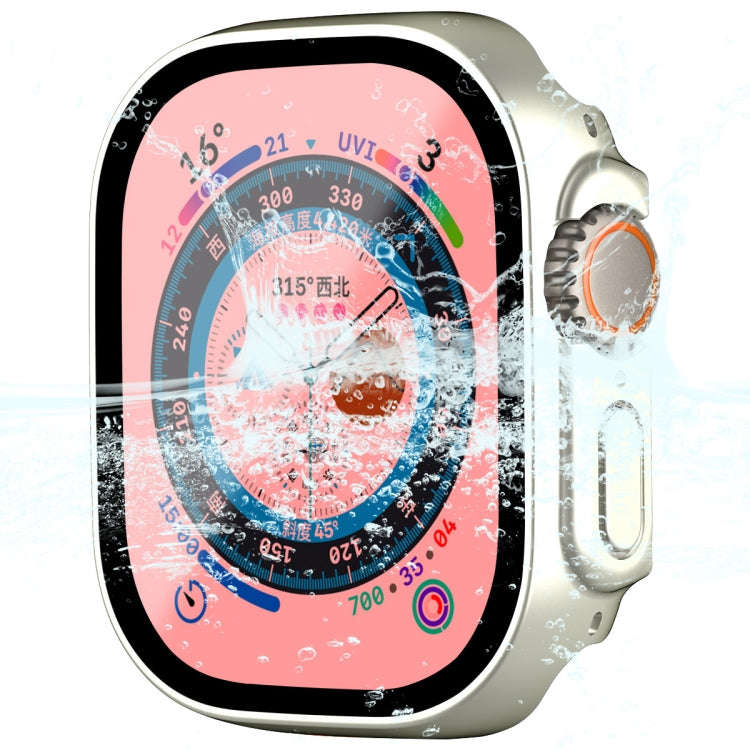 For Apple Watch Ultra 3 / 2 / 1 49mm ENKAY Hat-Prince Waterproof Full Coverage PC Frame + 9H Temp...