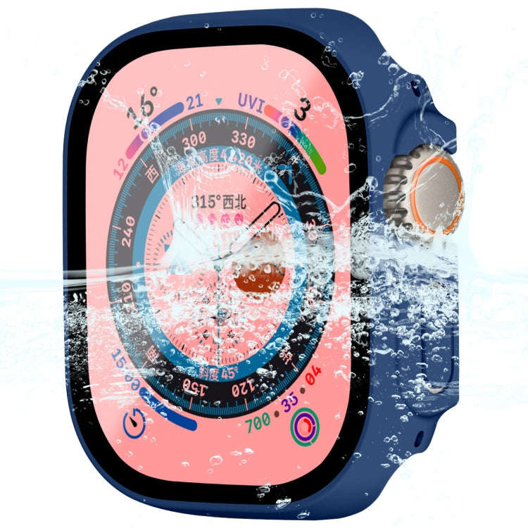 For Apple Watch Ultra 3 / 2 / 1 49mm ENKAY Hat-Prince Waterproof Full Coverage PC Frame + 9H Temp...