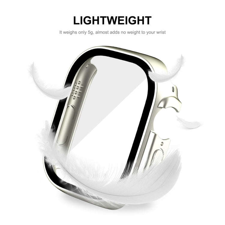 For Apple Watch Ultra 3 / 2 / 1 49mm ENKAY Hat-Prince Waterproof Full Coverage PC Frame + 9H Temp...