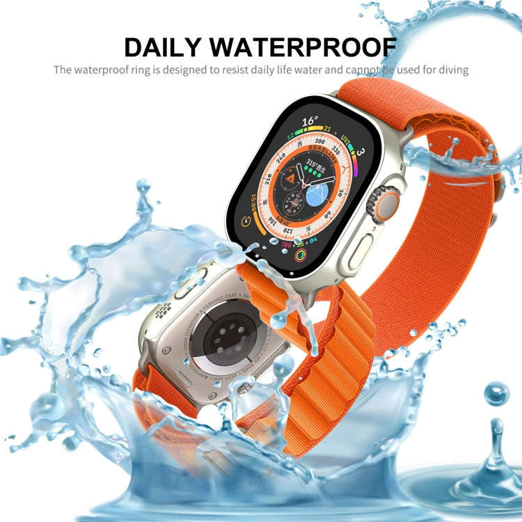 For Apple Watch Ultra 3 / 2 / 1 49mm ENKAY Hat-Prince Waterproof Full Coverage PC Frame + 9H Temp...