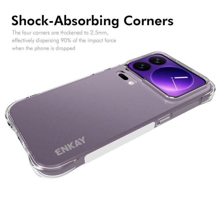 ENKAY Hat-Prince Transparent TPU Shockproof Phone Case, For Xiaomi 18 Pro Max 5G, For Xiaomi 18 P...