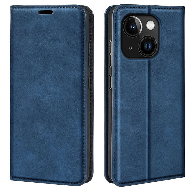 Retro-skin Magnetic Suction Leather Phone Case, For iPhone 15 Pro Max, For iPhone 15 Pro, For iPh...