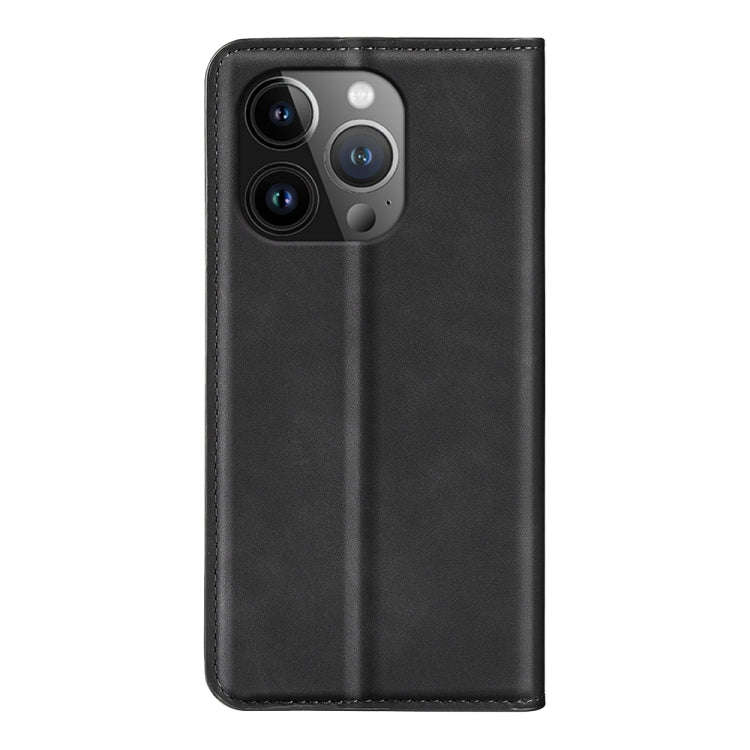 Retro-skin Magnetic Suction Leather Phone Case, For iPhone 15 Pro Max, For iPhone 15 Pro, For iPh...
