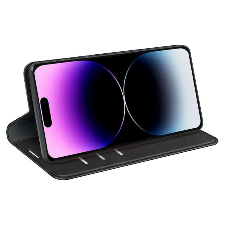 Retro-skin Magnetic Suction Leather Phone Case, For iPhone 15 Pro Max, For iPhone 15 Pro, For iPh...