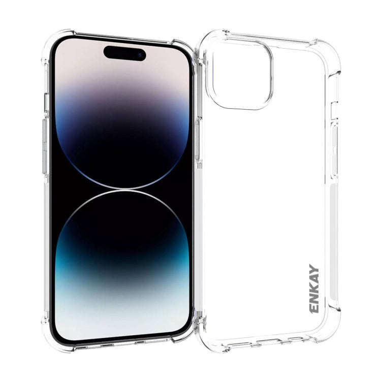 ENKAY Hat-Prince Transparent TPU Shockproof Phone Case, For iPhone 18 Pro / 17 Pro, For iPhone 18...