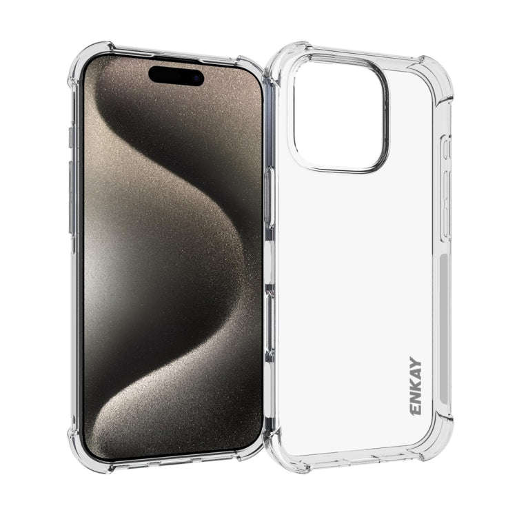 ENKAY Hat-Prince Transparent TPU Shockproof Phone Case, For iPhone 18 Pro / 17 Pro, For iPhone 18...