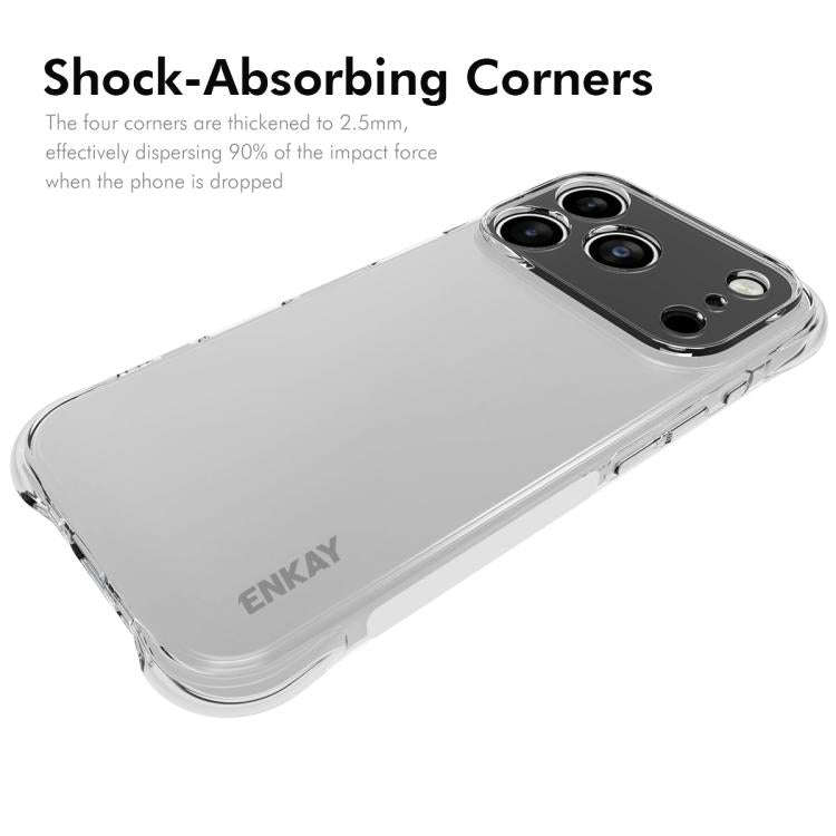 ENKAY Hat-Prince Transparent TPU Shockproof Phone Case, For iPhone 18 Pro / 17 Pro, For iPhone 18...