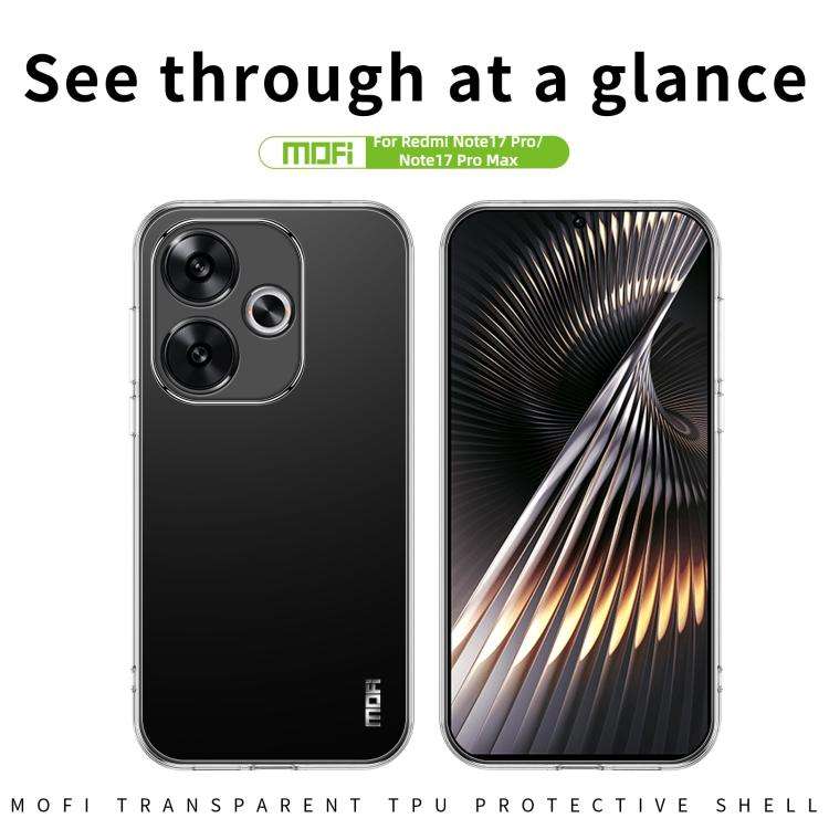MOFI Ming Series Ultra-thin TPU Phone Case, For Redmi Note 17 Pro Global 163.5mm, For Xiaomi Poco...