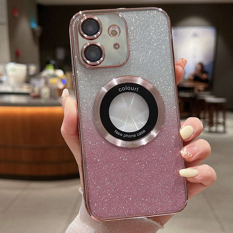 Gradient Glitter Electroplating MagSafe TPU Phone Case, For iPhone 12, For iPhone 12 Pro Max, For...