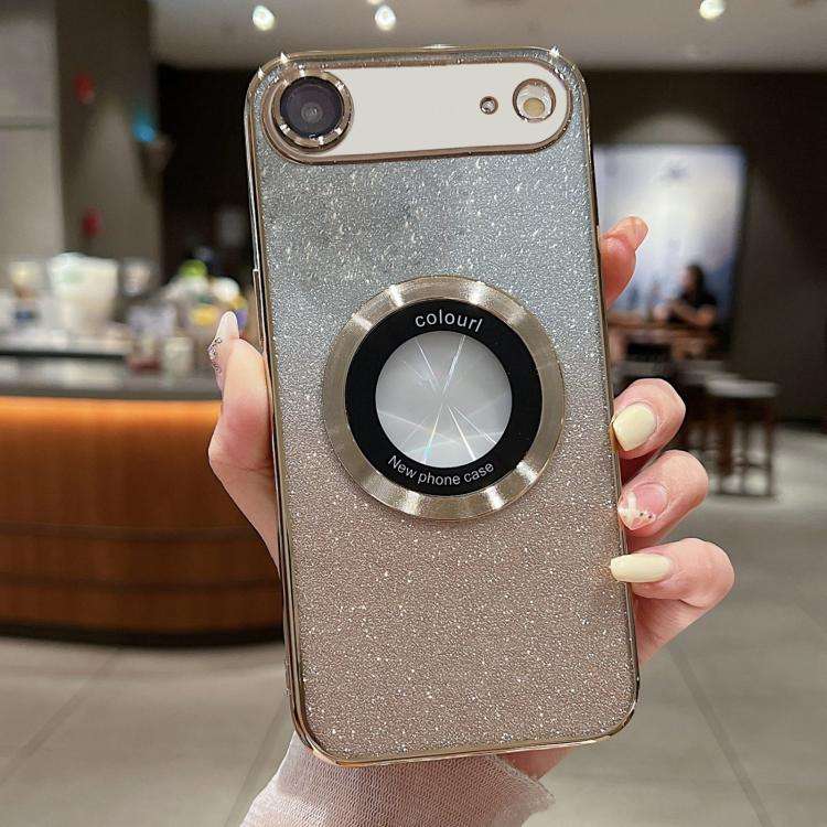 Gradient Glitter Electroplating MagSafe TPU Phone Case, For iPhone 17e / 16e, For iPhone 17 Pro M...