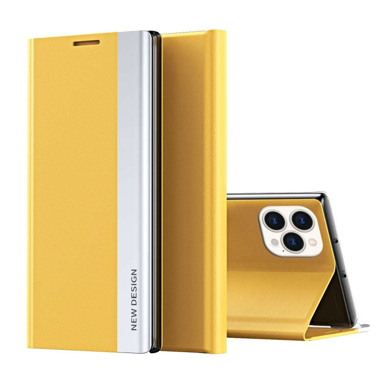 Side Electroplated Adsorption Leather Phone Case, For iPhone 17e / 16e, For iPhone 17 Pro Max, Fo...
