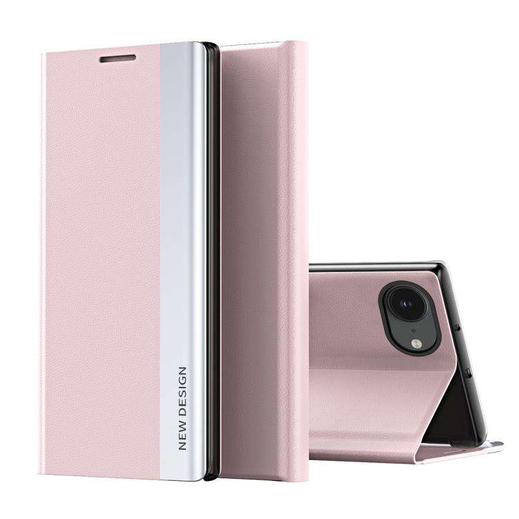 Side Electroplated Adsorption Leather Phone Case, For iPhone 17e / 16e, For iPhone 17 Pro Max, Fo...