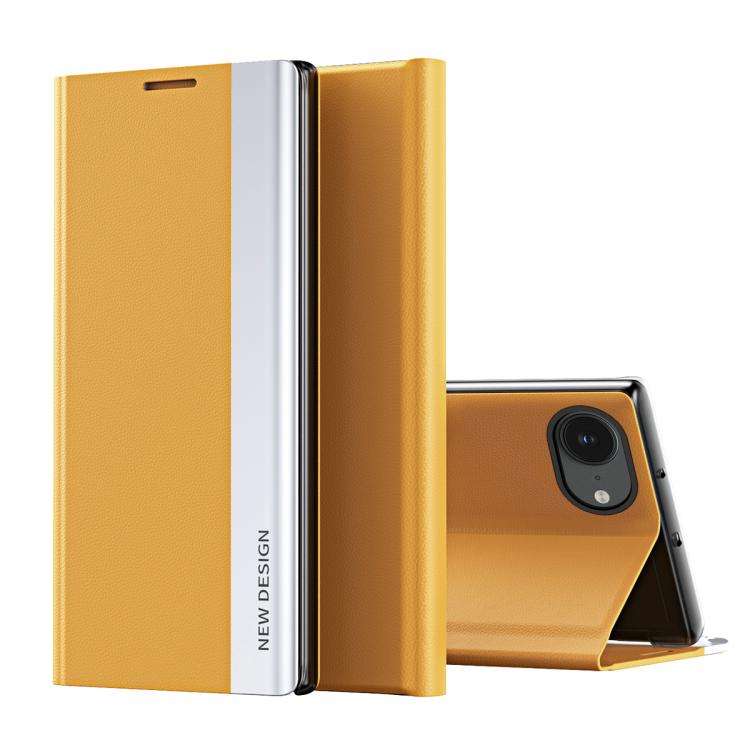 Side Electroplated Adsorption Leather Phone Case, For iPhone 17e / 16e, For iPhone 17 Pro Max, Fo...