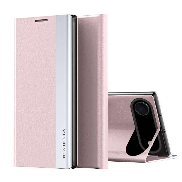 Side Electroplated Adsorption Leather Phone Case, For iPhone 17e / 16e, For iPhone 17 Pro Max, Fo...