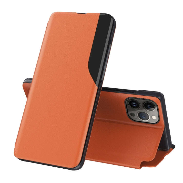 Side Display Flip Leather Phone Case, For iPhone 17e / 16e, For iPhone 17 Pro Max, For iPhone 17 ...