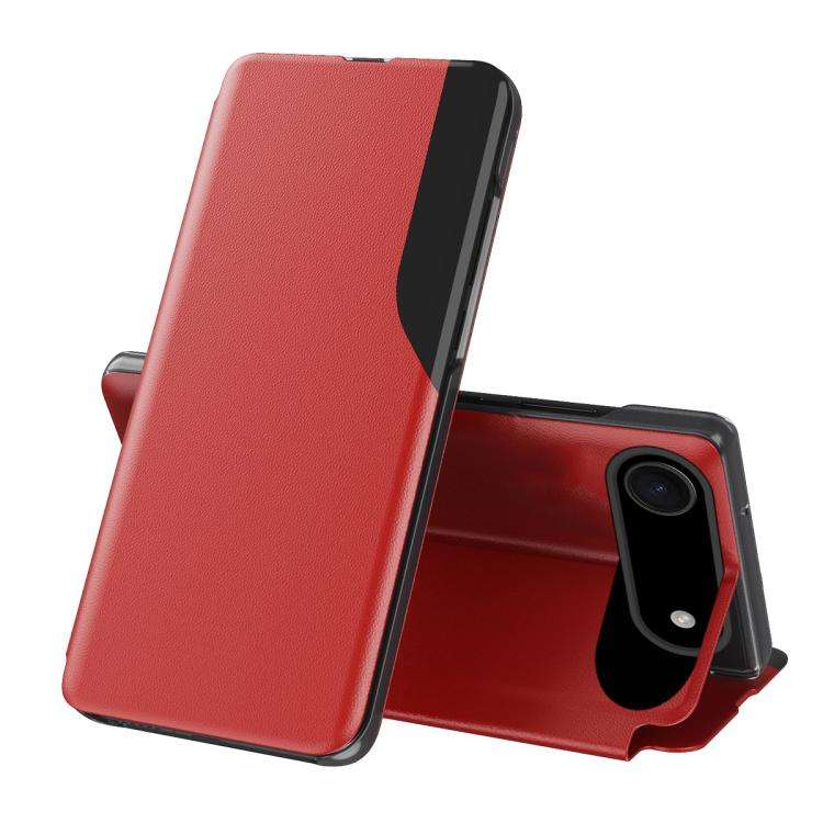 Side Display Flip Leather Phone Case, For iPhone 17e / 16e, For iPhone 17 Pro Max, For iPhone 17 ...
