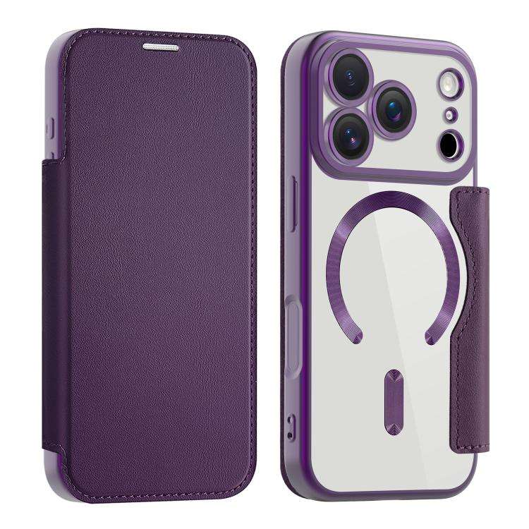 Shield MagSafe RFID Anti-theft Leather Phone Case, For iPhone 18 Pro, For iPhone 17 Pro Max, For ...