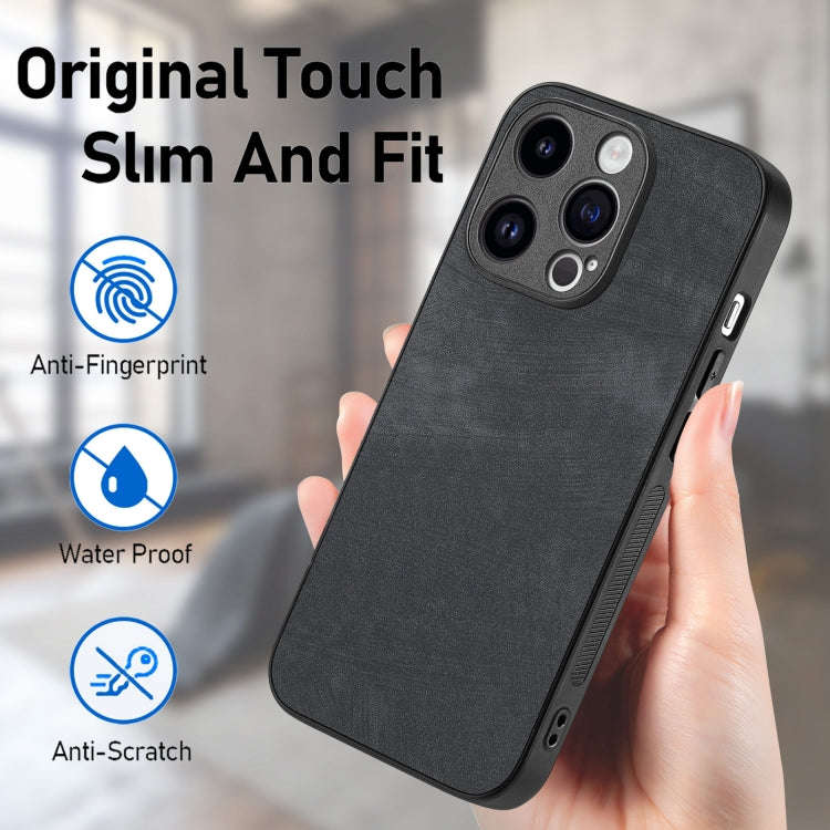 Vintage Leather PC Back Cover Phone Case, For iPhone 14 Pro Max, For iPhone 7 / 8 / SE 2022 / SE ...