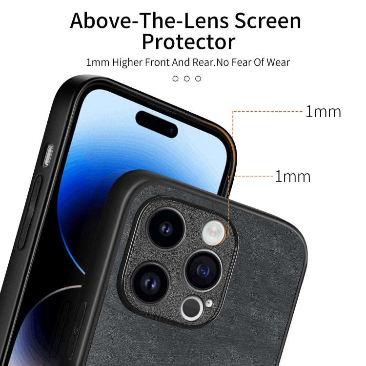 Vintage Leather PC Back Cover Phone Case, For iPhone 14 Pro Max, For iPhone 7 / 8 / SE 2022 / SE ...