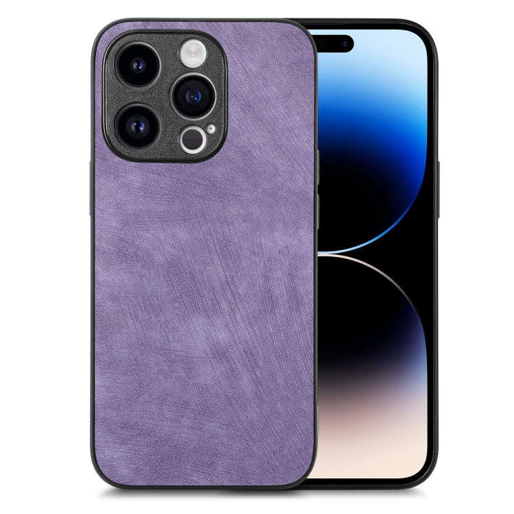 Vintage Leather PC Back Cover Phone Case, For iPhone 14 Pro Max, For iPhone 7 / 8 / SE 2022 / SE ...