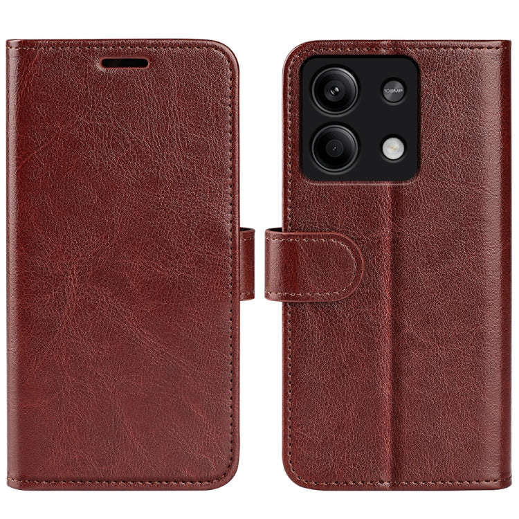 R64 Texture Horizontal Flip Leather Phone Case, For Xiaomi Redmi 14C 4G, For Xiaomi Redmi K70 Ult...