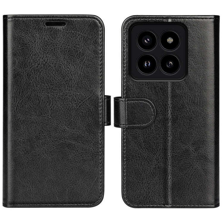 R64 Texture Horizontal Flip Leather Phone Case, For Xiaomi Redmi Note 14 Pro 5G, For Xiaomi 14T P...