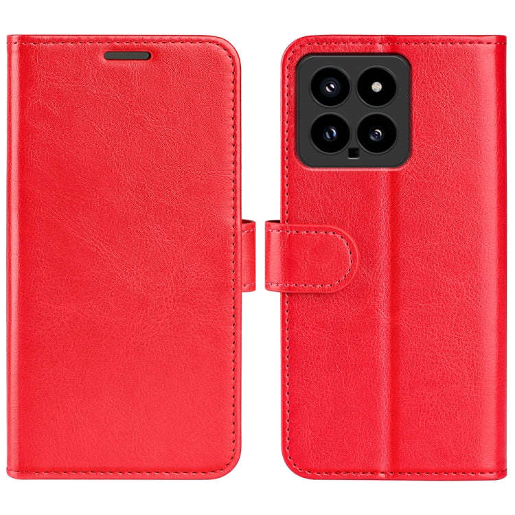 R64 Texture Horizontal Flip Leather Phone Case, For Xiaomi Redmi 14C 4G, For Xiaomi Redmi K70 Ult...