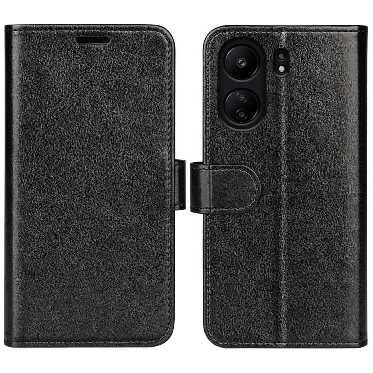 R64 Texture Horizontal Flip Leather Phone Case, For Xiaomi Redmi 14C 4G, For Xiaomi Redmi K70 Ult...