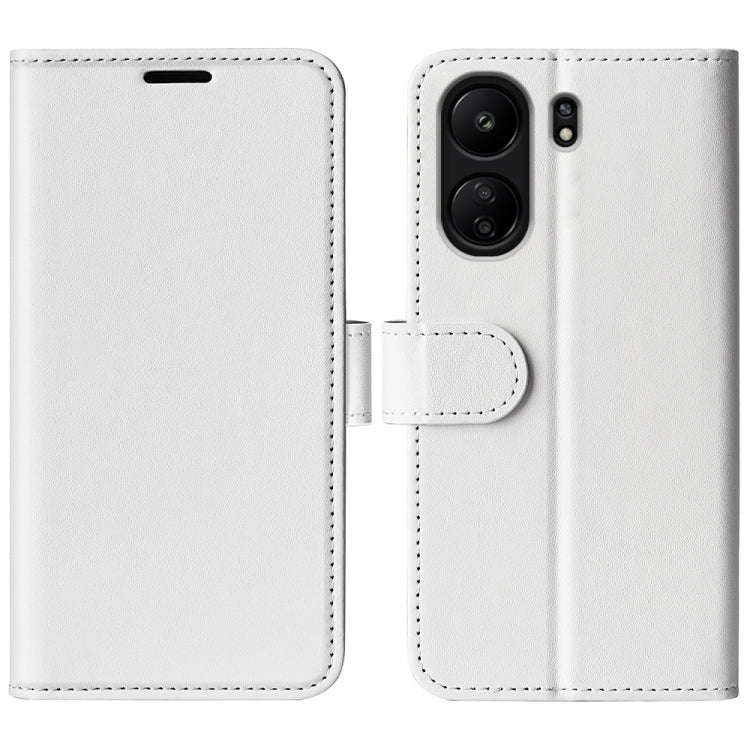 R64 Texture Horizontal Flip Leather Phone Case, For Xiaomi Redmi 14C 4G, For Xiaomi Redmi K70 Ult...