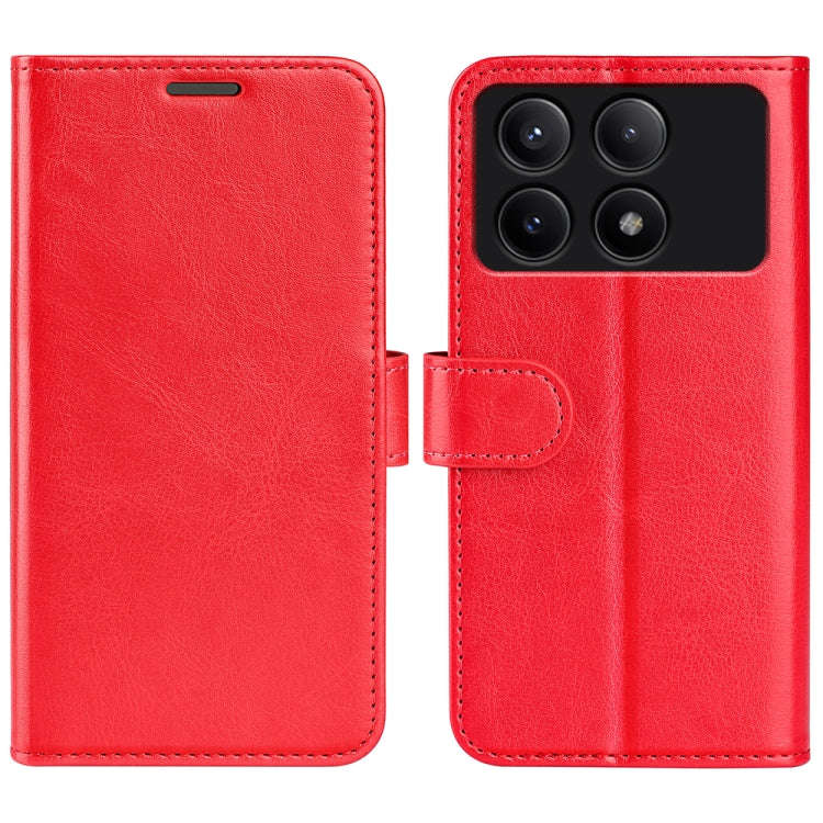 R64 Texture Horizontal Flip Leather Phone Case, For Xiaomi Redmi Note 14 Pro 5G, For Xiaomi 14T P...