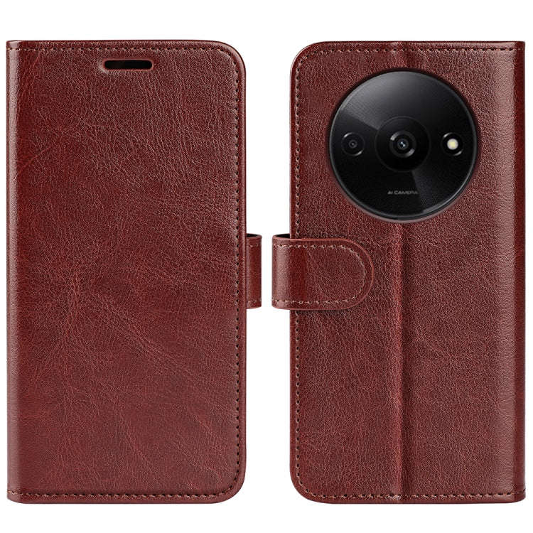 R64 Texture Horizontal Flip Leather Phone Case, For Xiaomi Redmi Note 14 Pro 5G, For Xiaomi 14T P...