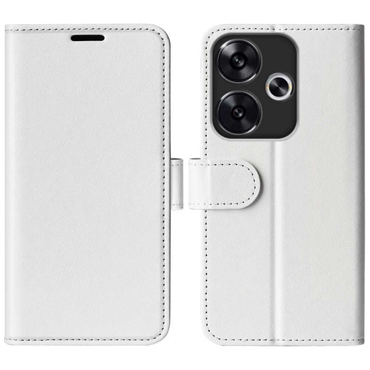 R64 Texture Horizontal Flip Leather Phone Case, For Xiaomi Redmi Note 14 Pro 5G, For Xiaomi 14T P...