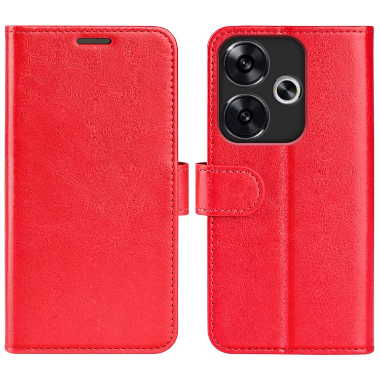 R64 Texture Horizontal Flip Leather Phone Case, For Xiaomi Redmi Note 14 Pro 5G, For Xiaomi 14T P...