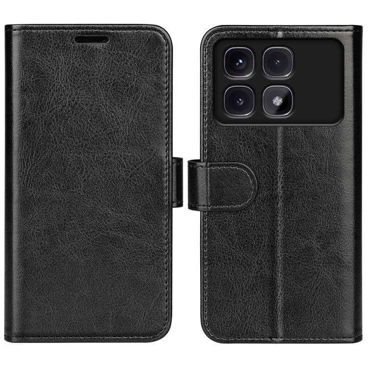 R64 Texture Horizontal Flip Leather Phone Case, For Xiaomi Redmi Note 14 Pro 5G, For Xiaomi 14T P...