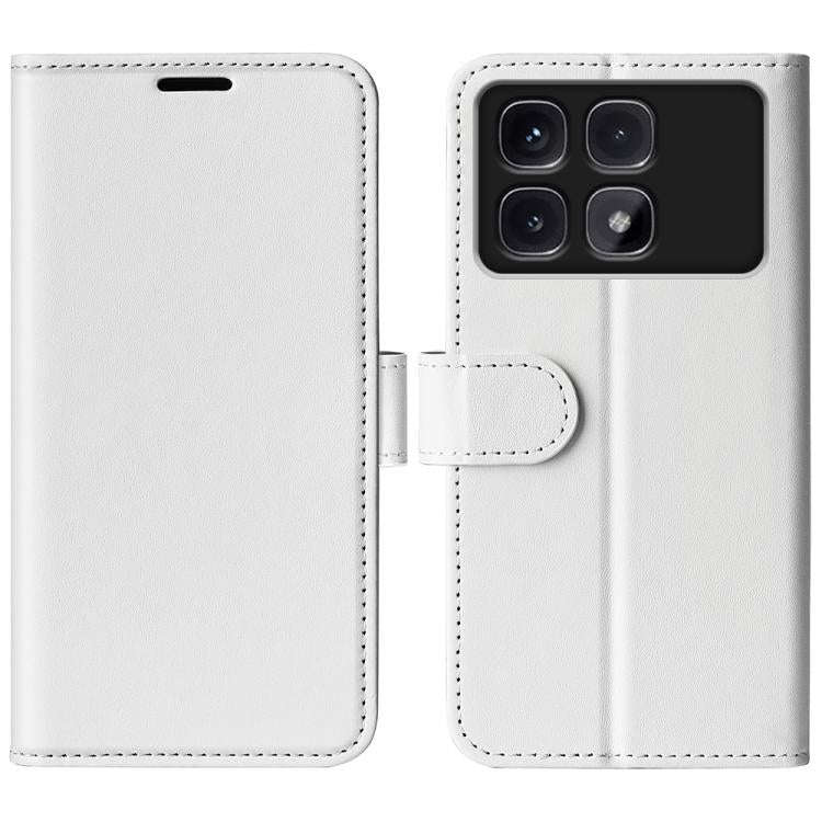 R64 Texture Horizontal Flip Leather Phone Case, For Xiaomi Redmi Note 14 Pro 5G, For Xiaomi 14T P...
