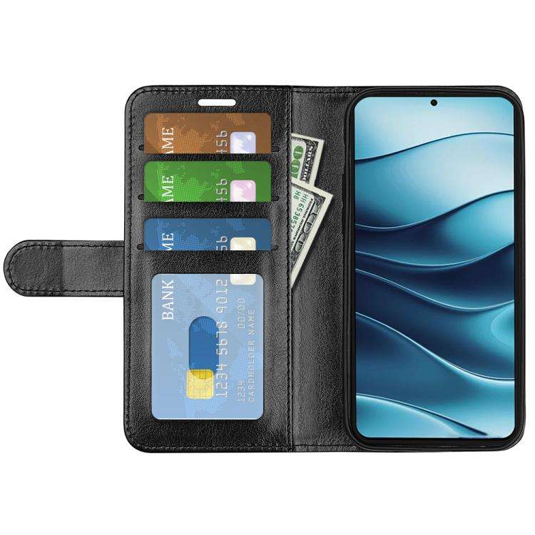 R64 Texture Horizontal Flip Leather Phone Case, For Xiaomi Redmi Note 14 Pro 5G, For Xiaomi 14T P...