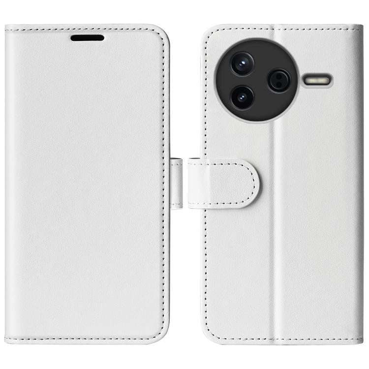 R64 Texture Horizontal Flip Leather Phone Case, For Xiaomi Poco F8 Ultra 5G, For Redmi Note 15 4G...
