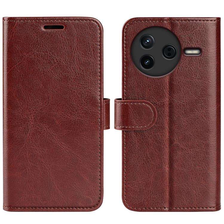 R64 Texture Horizontal Flip Leather Phone Case, For Xiaomi Poco F8 Ultra 5G, For Redmi Note 15 4G...