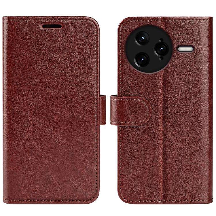 R64 Texture Horizontal Flip Leather Phone Case, For Xiaomi Poco F8 Ultra 5G, For Redmi Note 15 4G...