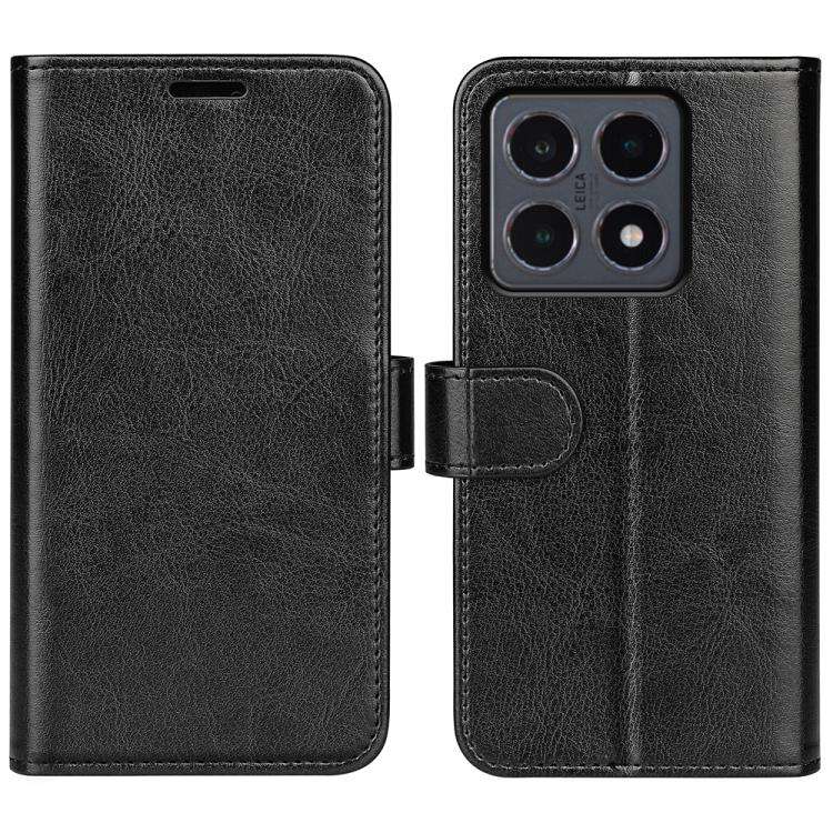 R64 Texture Horizontal Flip Leather Phone Case, For Redmi Note 17 Pro 5G Global 163.5mm, For Xiao...