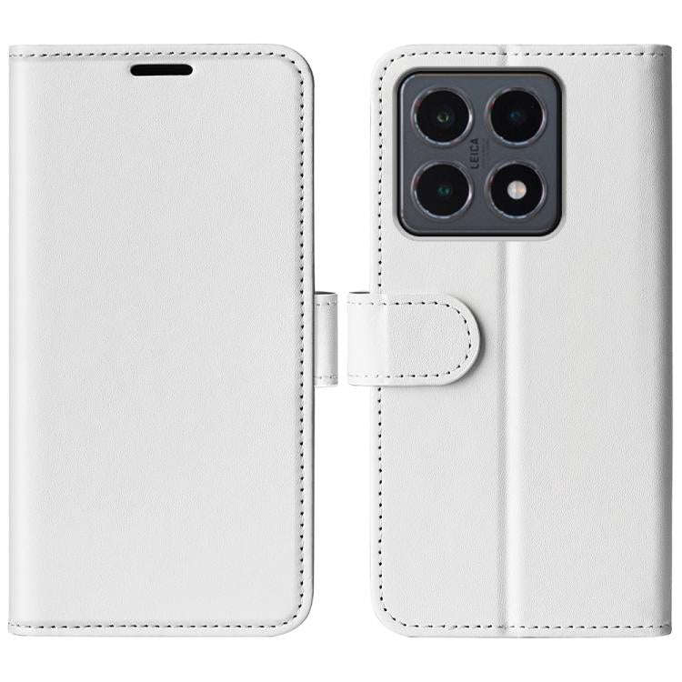 R64 Texture Horizontal Flip Leather Phone Case, For Redmi Note 17 Pro 5G Global 163.5mm, For Xiao...