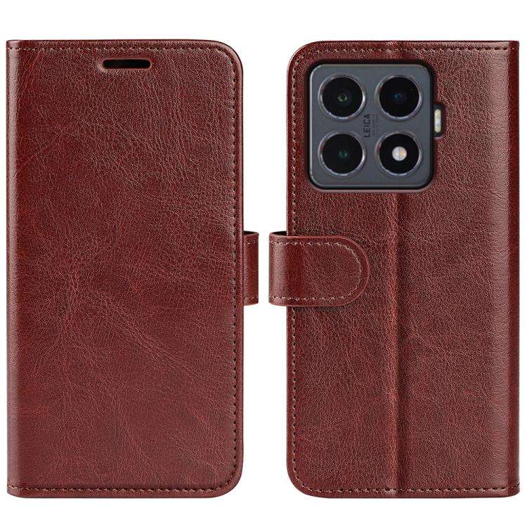 R64 Texture Horizontal Flip Leather Phone Case, For Redmi Note 17 Pro 5G Global 163.5mm, For Xiao...