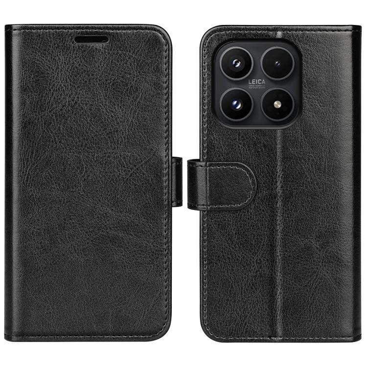 R64 Texture Horizontal Flip Leather Phone Case, For Redmi Note 17 Pro 5G Global 163.5mm, For Xiao...