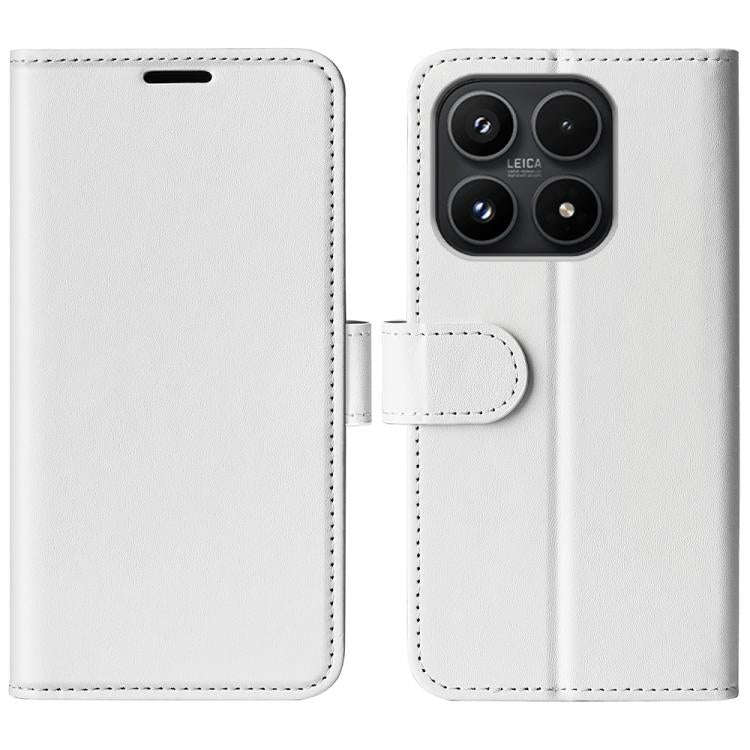 R64 Texture Horizontal Flip Leather Phone Case, For Redmi Note 17 Pro 5G Global 163.5mm, For Xiao...