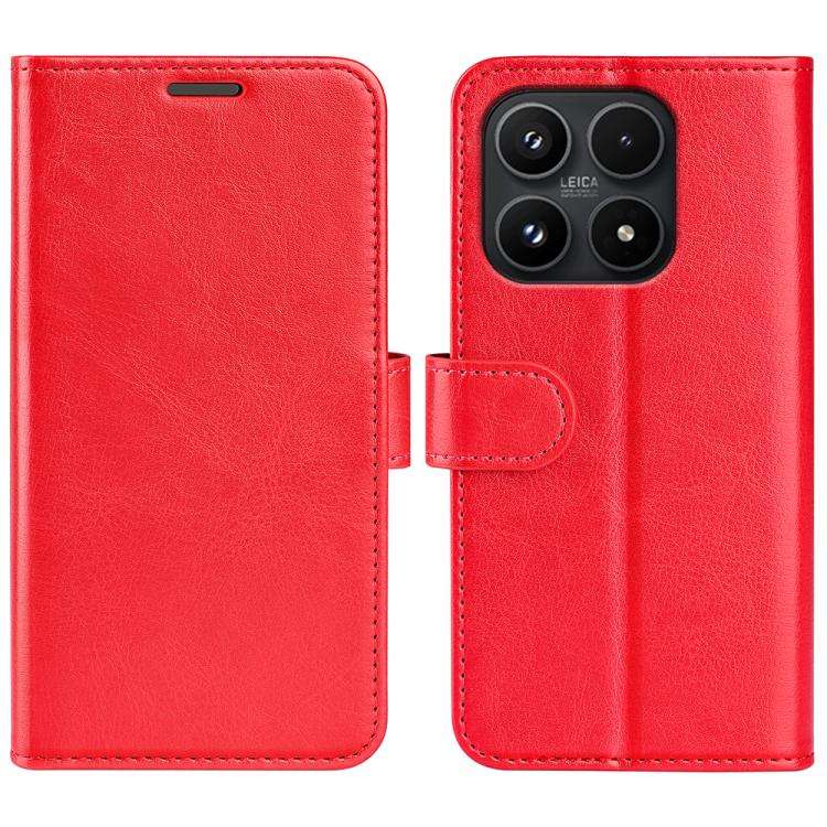 R64 Texture Horizontal Flip Leather Phone Case, For Redmi Note 17 Pro 5G Global 163.5mm, For Xiao...