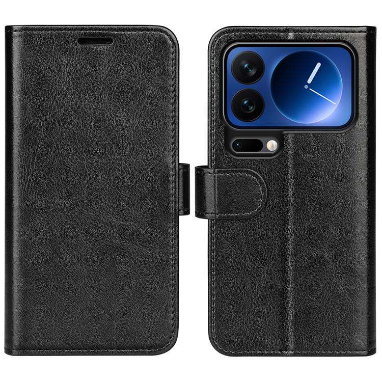 R64 Texture Horizontal Flip Leather Phone Case, For Redmi Note 17 Pro 5G Global 163.5mm, For Xiao...