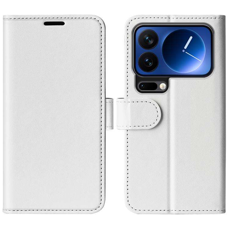 R64 Texture Horizontal Flip Leather Phone Case, For Redmi Note 17 Pro 5G Global 163.5mm, For Xiao...